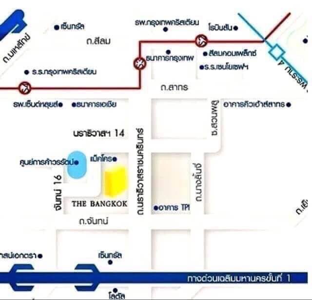 The Bangkok Narathiwas | BTS Chongnonsi | ชั้นสูง ห้องขนาดใหญ่ ตกแต่งสวย #HL