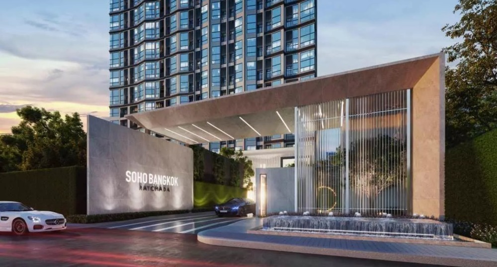 Soho Bangkok Ratchada | MRT Huai khwang | Duo space ตำแหน่งprivateติดทางหนีไฟ #HL