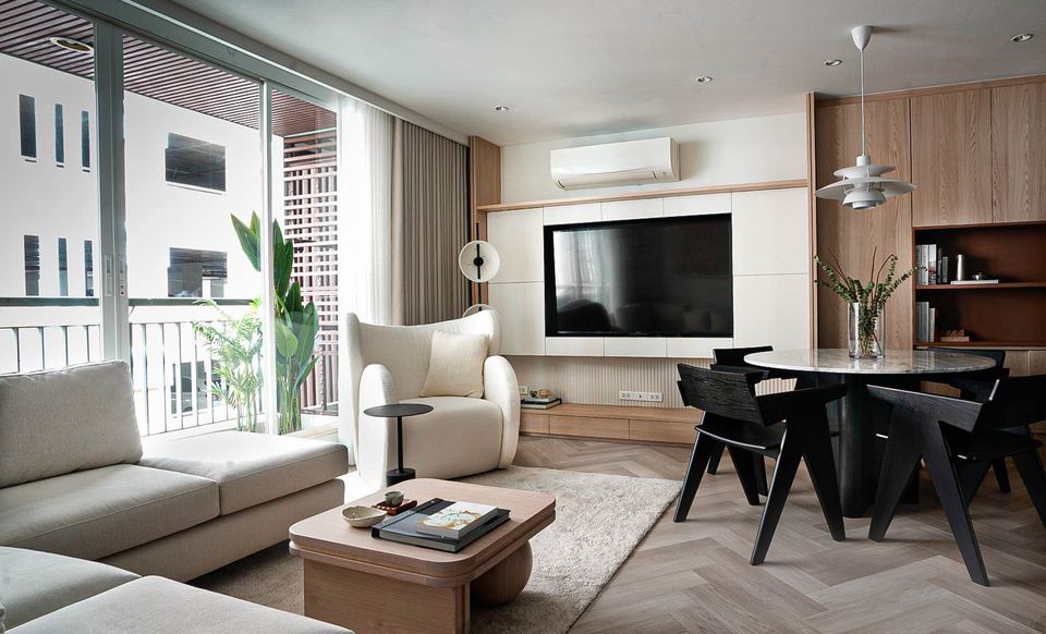 THE ADDRESS PATHUMWAN | BTSราชเทวี | ห้องมุม แต่งสวยมาก | #N