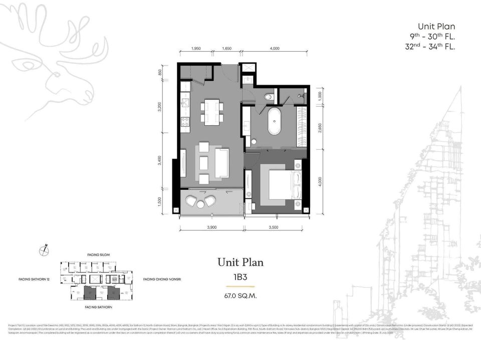 Tait 12 I Bts St.Louis I ห้องใหญ่ วิวไม่บล็อค แถมอ่างอาบน้ำ I #HL