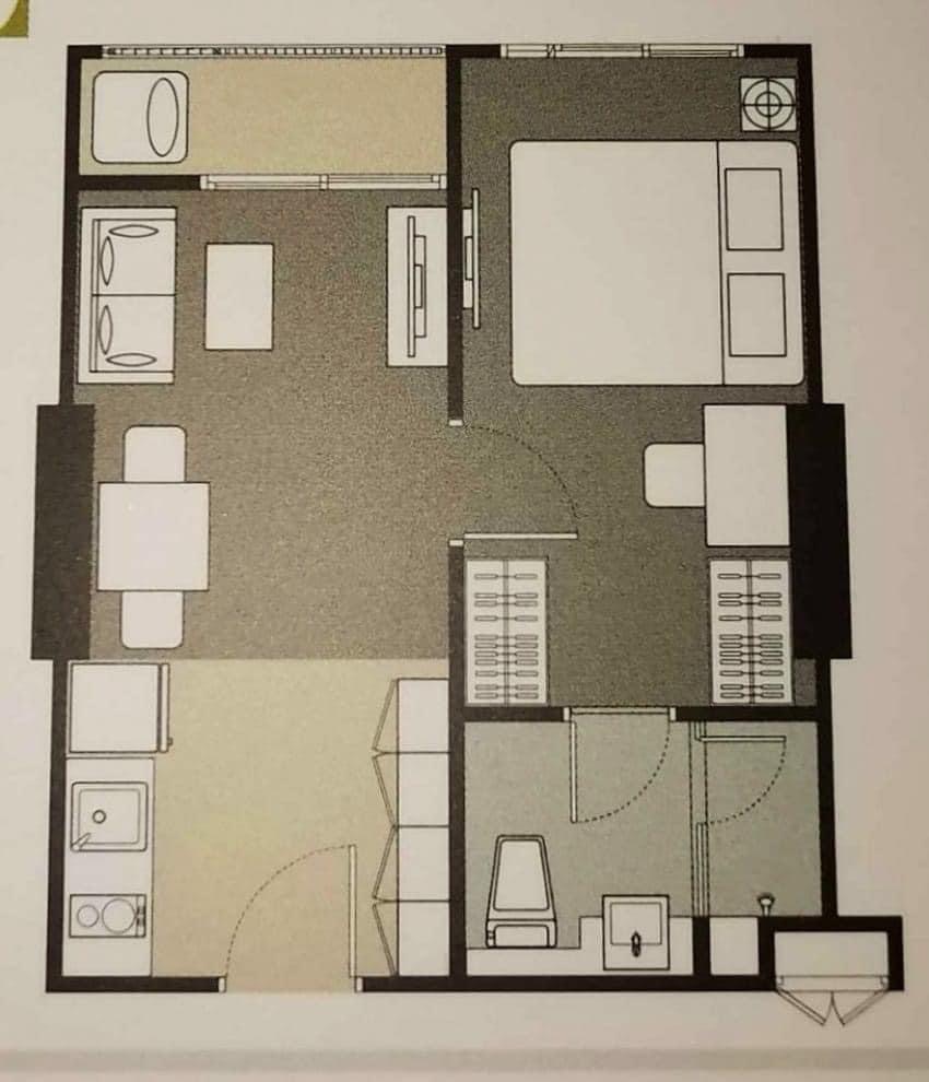 Quinn Condo Ratchada I MRT สุทธิสาร 200 ม. I ขายขาดทุน ราคาดีมาก วิวสระว่ายน้ำ ไม่เคยปล่อยเช่า I #HL