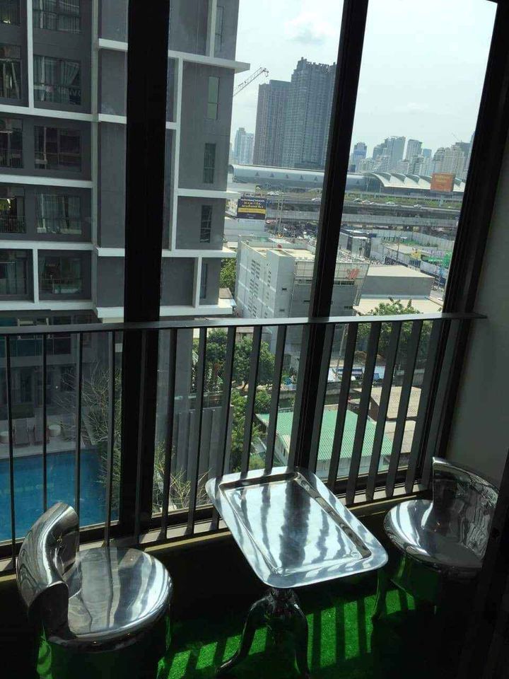 Ideo Mobi Rama 9 | MRT Rama 9 | 2B2B Beautiful room, Ready to move in 5th Feb, Take view swimming pool, Nice location #HL