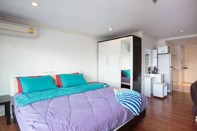 Grand Park View Asoke | BTS Asoke | Beautiful room, Near GMM and SWU, Nice location #O