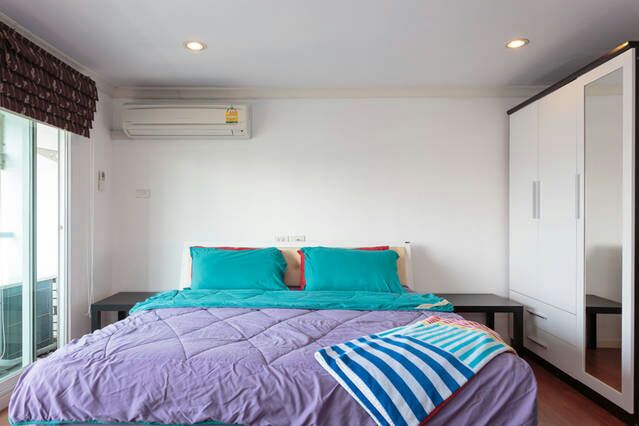 Grand Park View Asoke | BTS Asoke | Beautiful room, Near GMM and SWU, Nice location #O