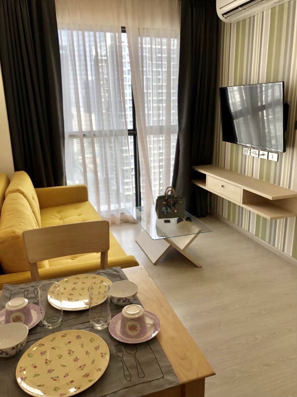 Rhythm Asoke 2 | MRT Rama 9 | Beautiful room, High floor, Central centre, Best price for this size! Really rare! #HL