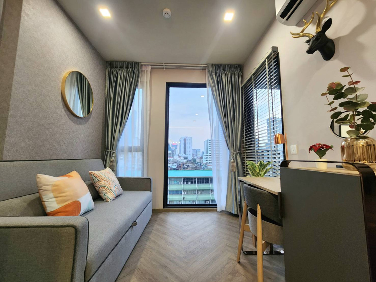 Chapter Chula Samyan | MRT Samyan | Very beautiful room, Best price, Nice location, Near MRT only 600m and Ready to move in #HL