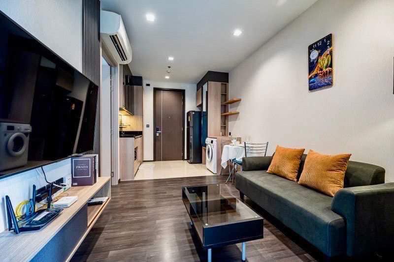 The Line Asoke - Ratchada | MRT Rama 9 | Beautiful room, Cozy, Fully furnished, Sansiri project and Ready to move in #N