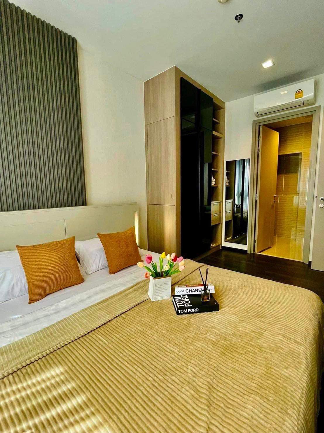 The Line Asoke - Ratchada | MRT Rama 9 | Beautiful room, Cozy, Fully furnished, Sansiri project and Ready to move in #N