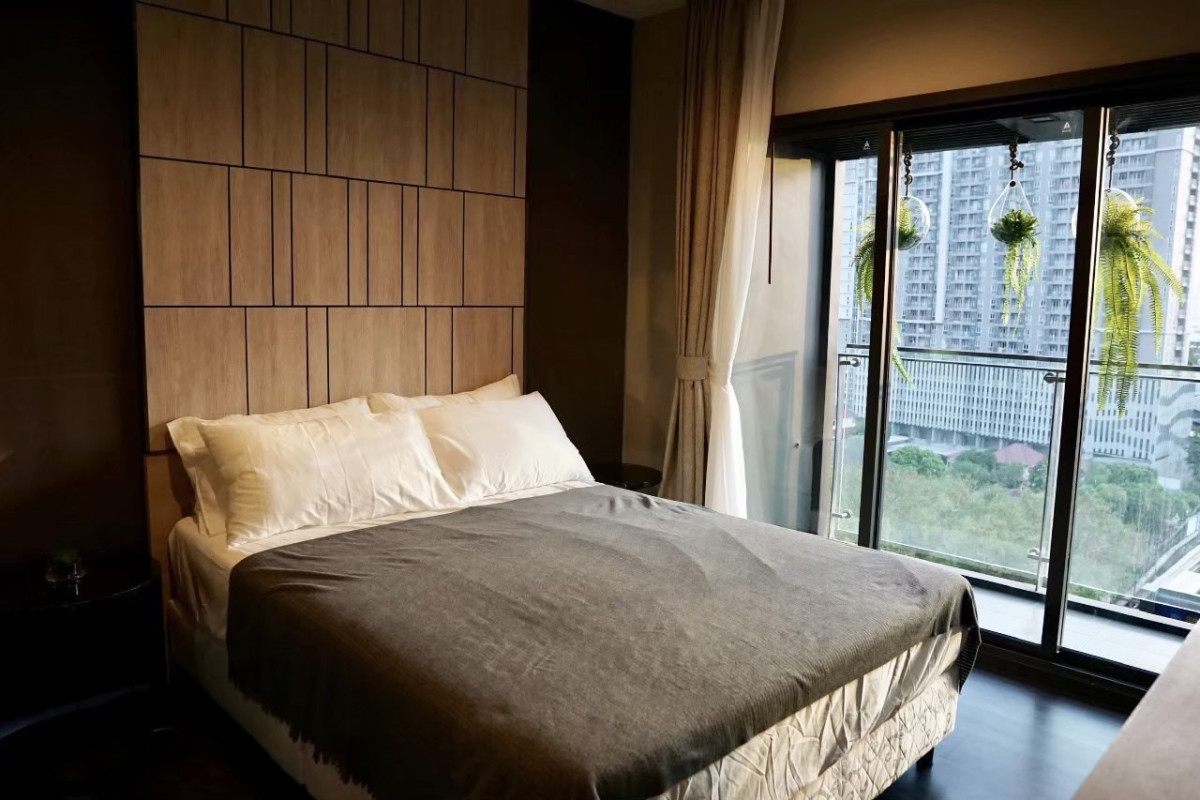 The Line Asoke - Ratchada | MRT Rama 9 | Beautiful room, Corner unit, Near MRT 300m and Ready to move in #O