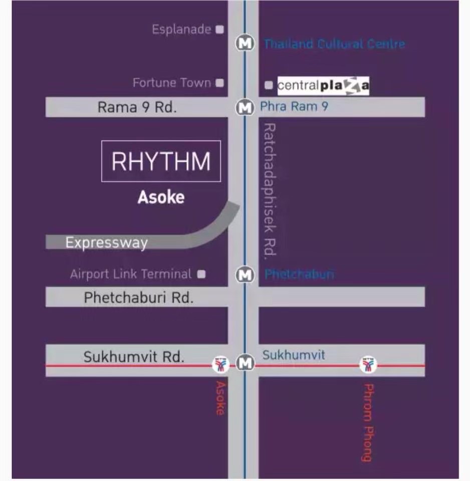 Rhythm Asoke | MRT Rama 9 | 🌈 Best Valuable Room 🌈 #O