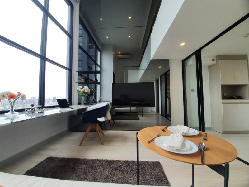 Knightsbridge Prime Sathorn | 1b1b Duplex  🚝ใกล้ BTS ช่องนนทรี