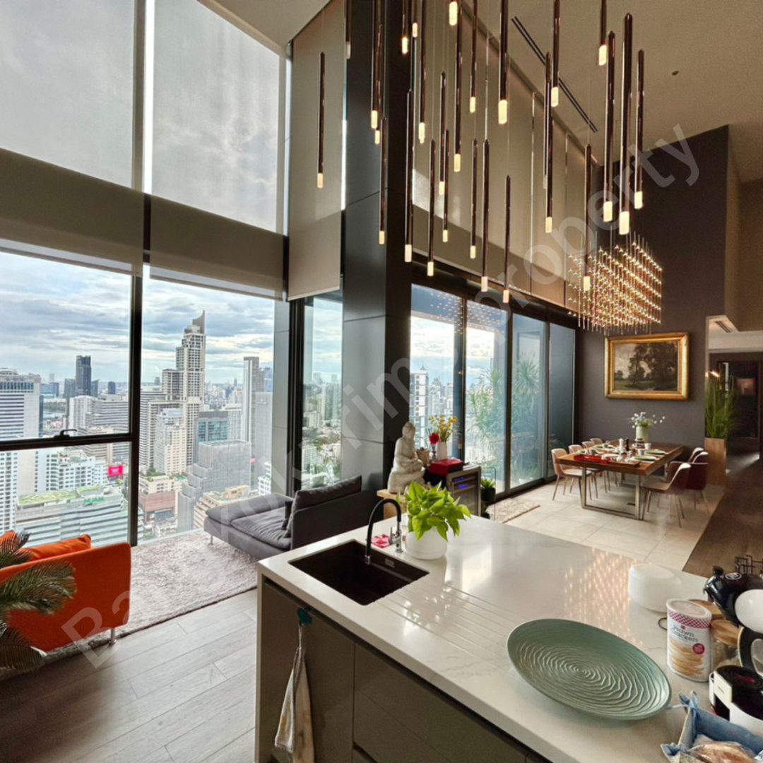 The Esse at Singha complex |  🏠Super Luxury Penthouse  |  🚅 MRT เพชรบุรี 0 เมตร #HL